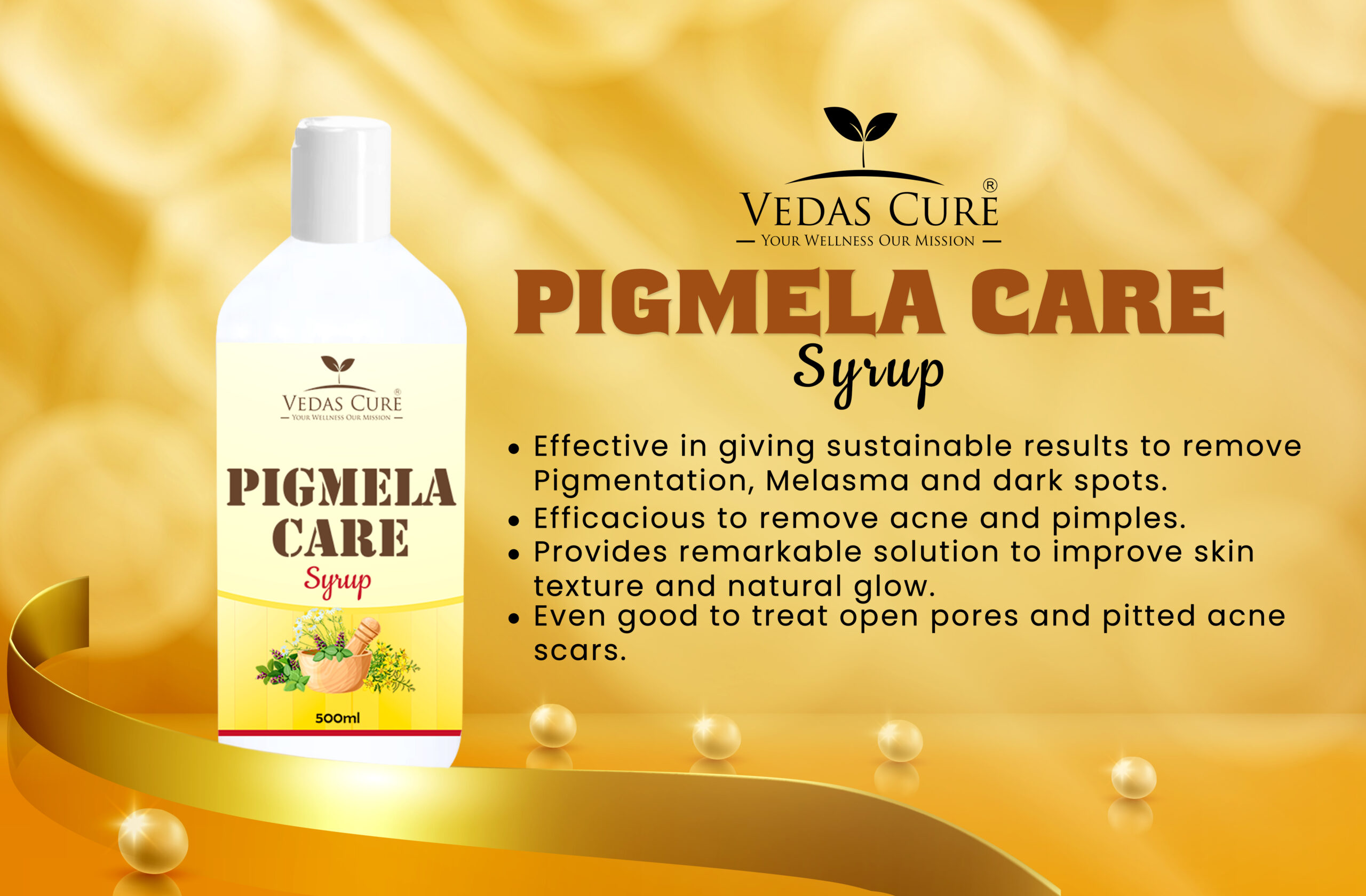 Effective in giving sustainable results to remove Pigmentation, Melasma and dark spots.